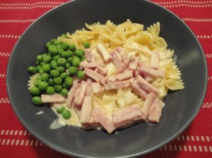 Ost- & skinksås till pasta