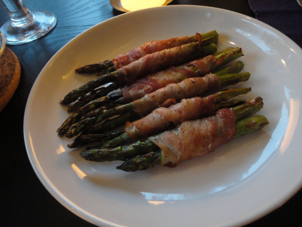 Grillad sparris med bacon