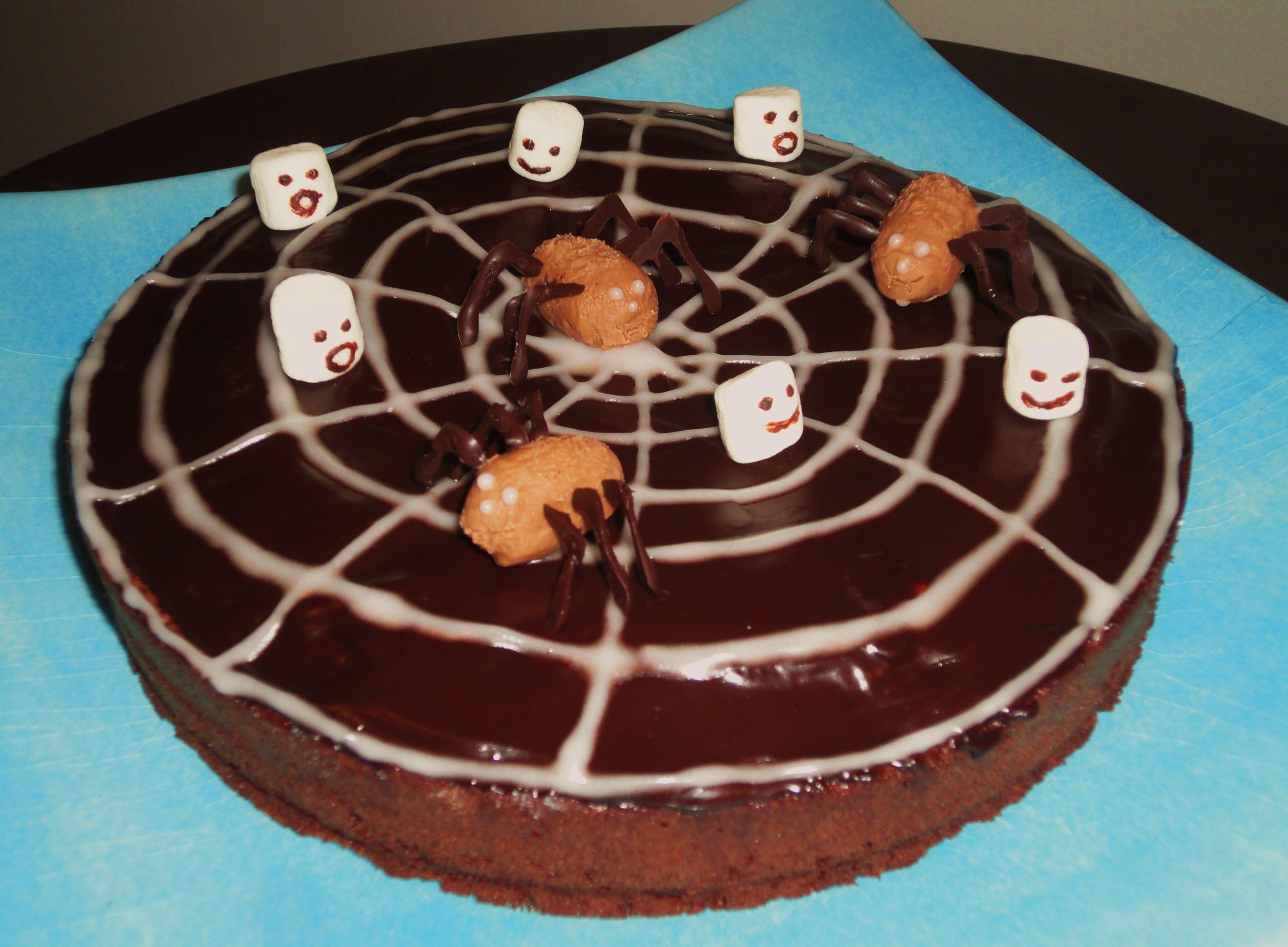 Halloweentårta – Fransk chokladtårta