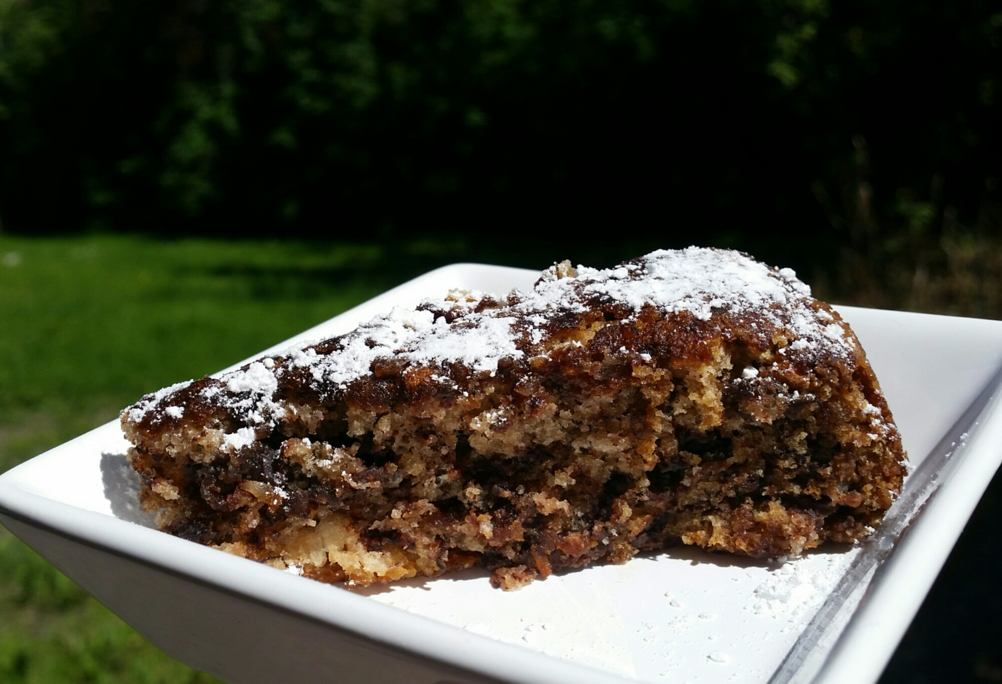 Banankaka med choklad
