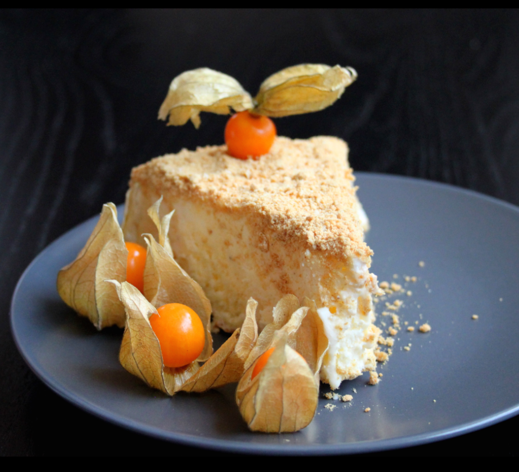 Fryst cheesecake
