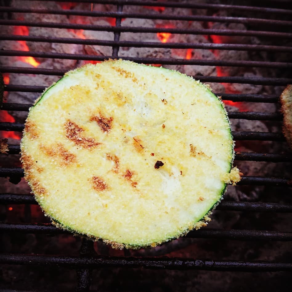Panerad zucchini