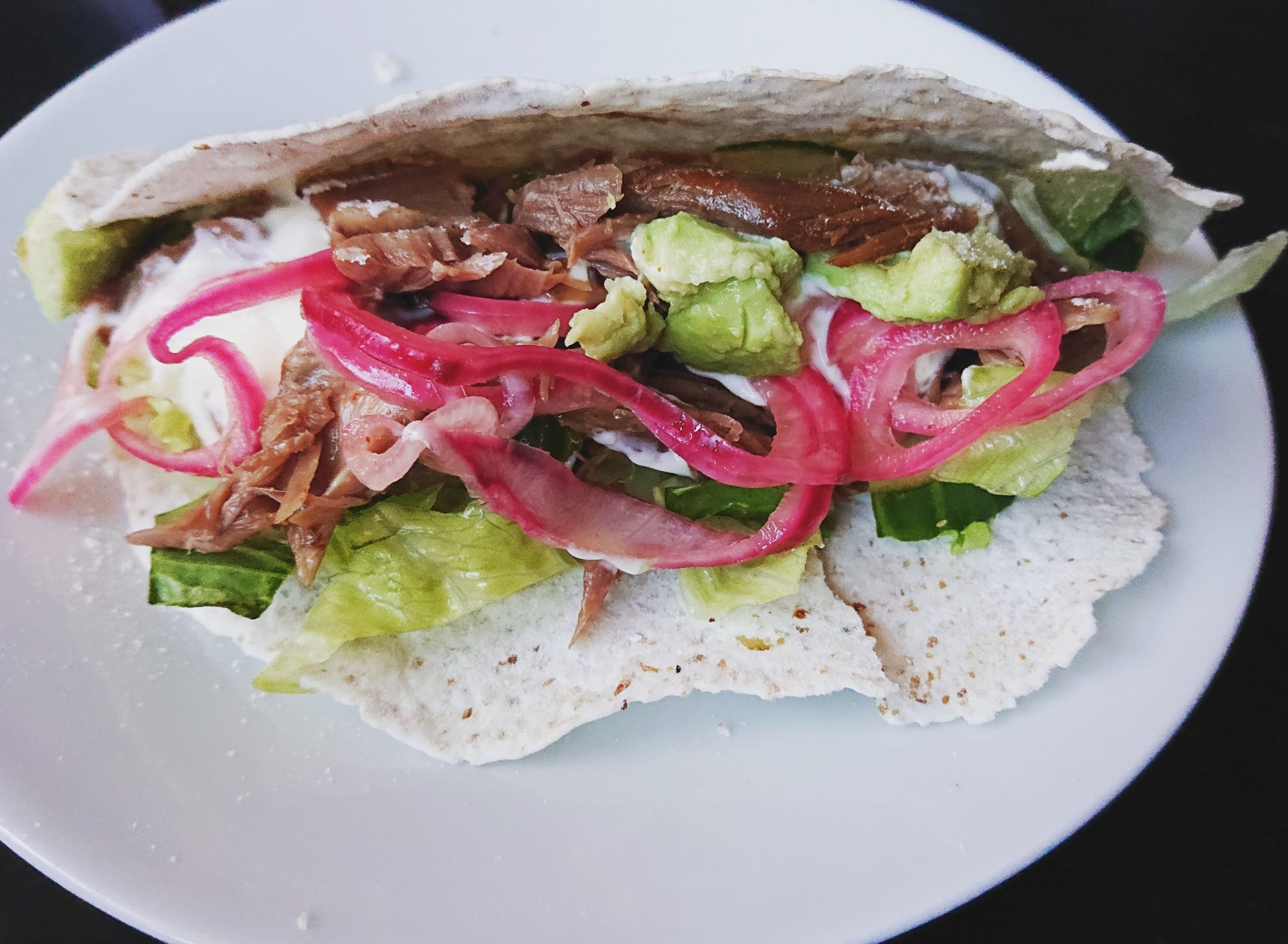 Lammklämma med pulled lamb