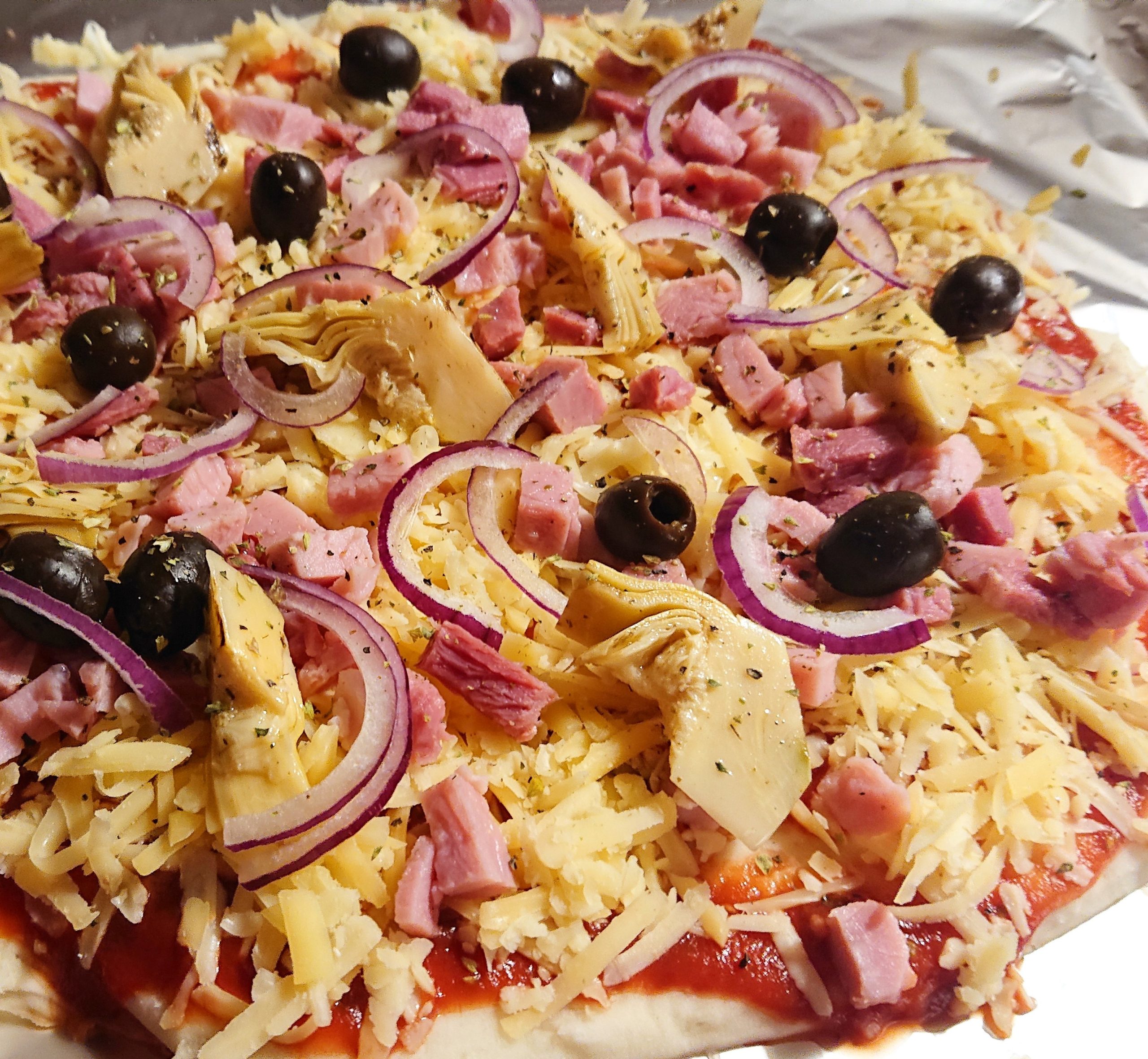 Julskinkspizza
