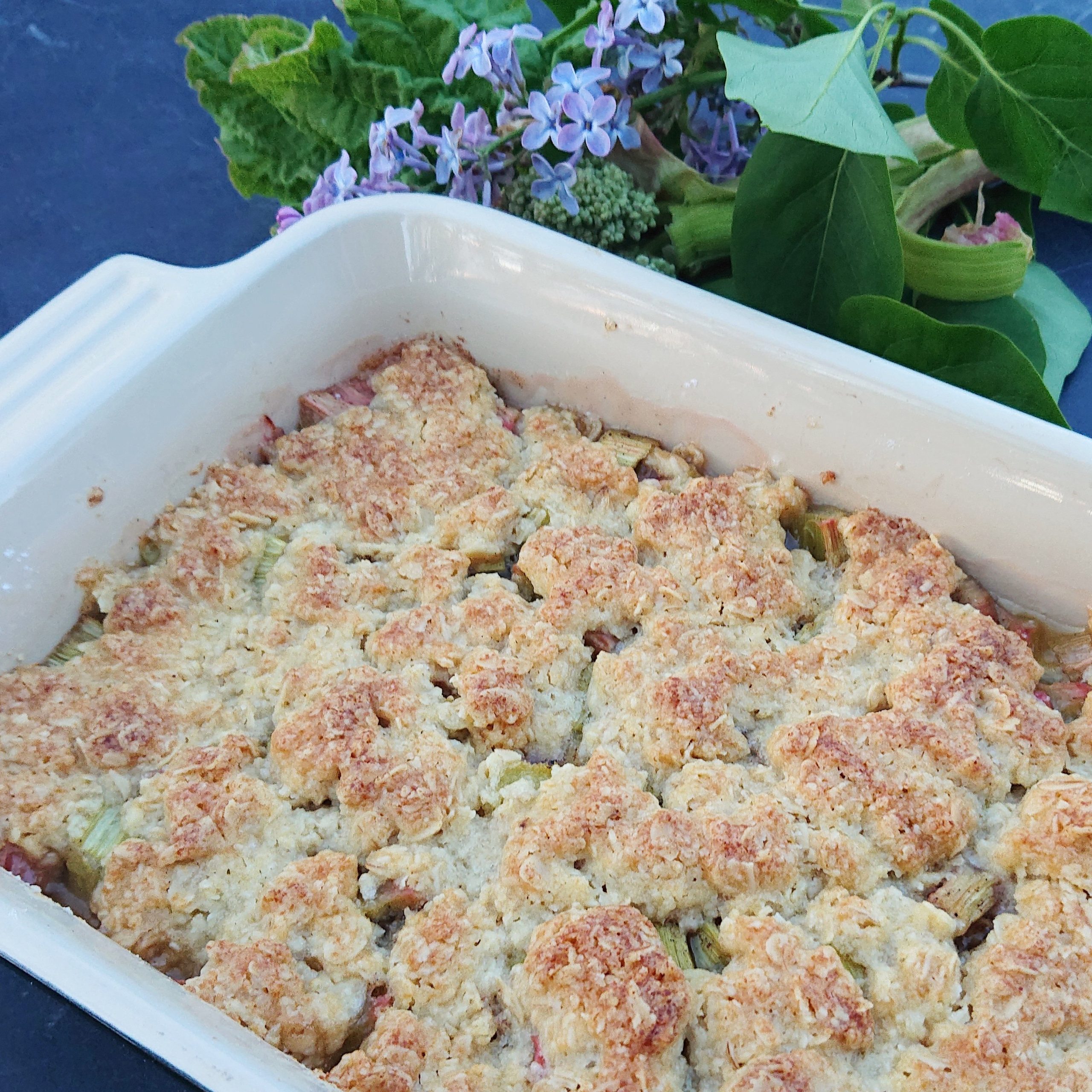 Glutenfri rabarberpaj