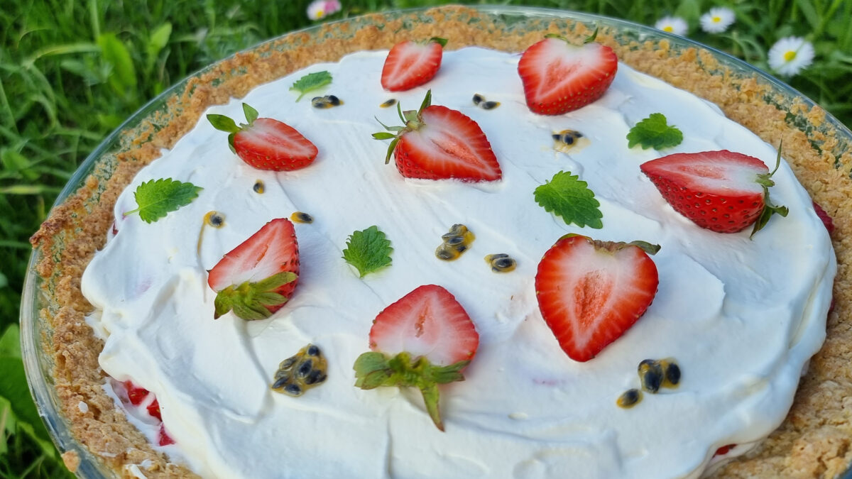 Sommarpaj med passionsfrukt