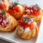 Glutenfria petit choux till drinken, nyår, tilltugg , snittar