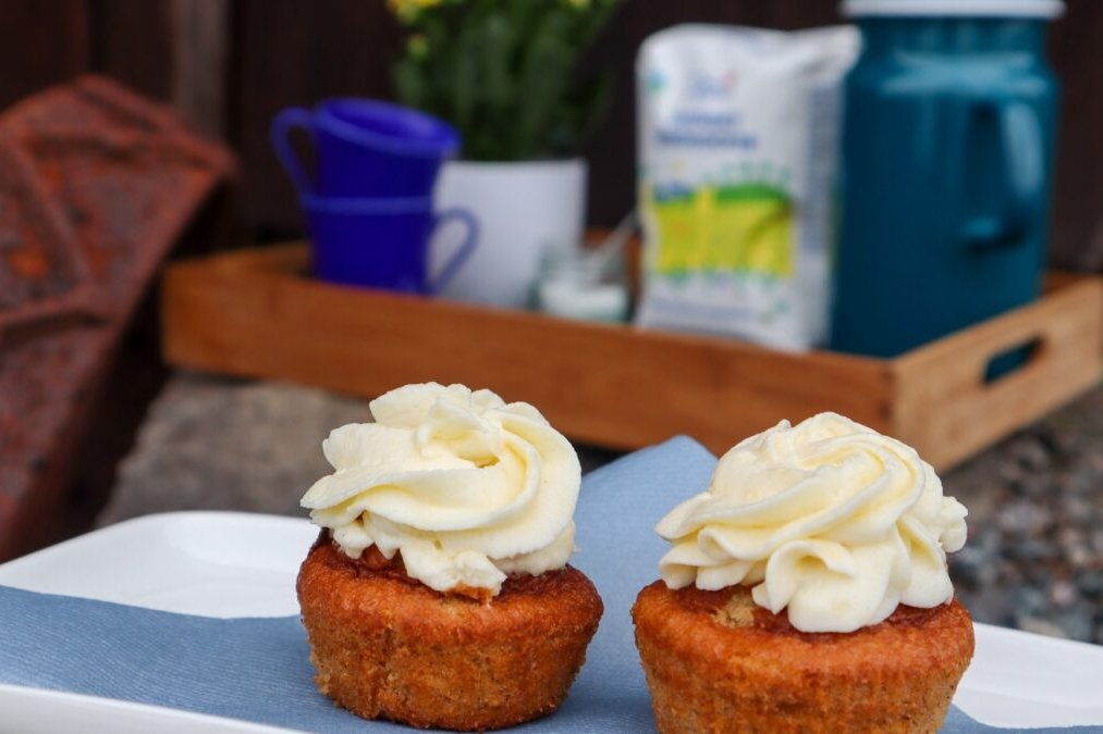 Morotsmuffins med frosting